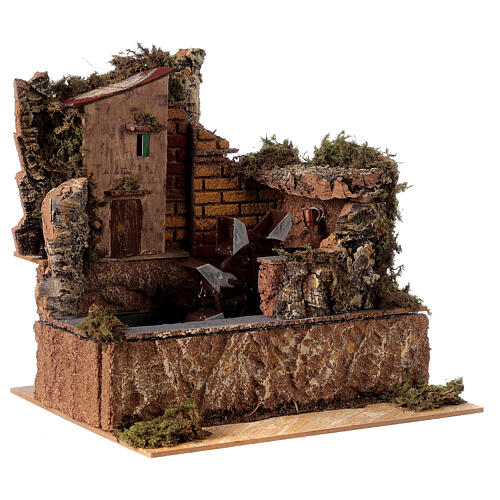 Water mill with pump 25x14cm 4