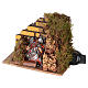 Nativity accessory, fire with flame effect light 10x6cm s2