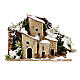 Nativity setting, snow-covered houses 10x6cm 12 pieces s6