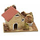 Décor crèche maisons en carton 10x6 cm s1