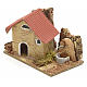 Décor crèche maisons en carton 10x6 cm s2