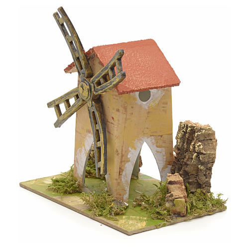 Fake wind mill for nativities 15x10cm 2