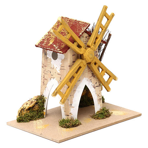Fake wind mill for nativities 15x10cm 5
