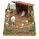 Recinto con pecore 20x12 cm s3