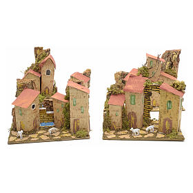 Häuser, Szenen und Geschäfte für Krippe: Abgelegenes Haus für Krippe 20x12 cm