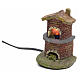 Nativity accessory, oven with flame effect light s6