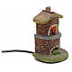 Nativity accessory, oven with flame effect light s2