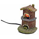 Nativity accessory, oven with flame effect light s3