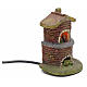 Nativity accessory, oven with flame effect light s5