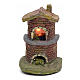 Nativity accessory, oven with flame effect light s1