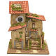 Farmhouse with two entrances for nativities 25x21x16cm s1
