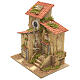 Farmhouse with two entrances for nativities 25x21x16cm s3