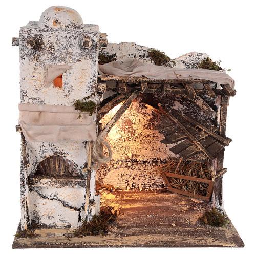 Neapolitan Nativity scene, Palestinian house 1