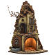 Neapolitan Nativity scene, village with fountain and stall s1