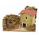 Nativity setting, house with well 10x6cm s1