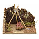 Nativity setting, base for fire pit 10x6cm s1