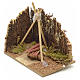 Nativity setting, base for fire pit 10x6cm s2