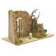 Nativity setting, brazier with 2 flickering LED lights 28x15x10c s2