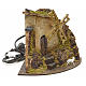 Mulino a vento ambientato con capretta 17x22x17 s2