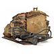 Mulino a vento presepe casolare e roccia 14x23x14 s3