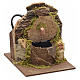 Electric nativity fountain with cork wall 12x10x12cm s1