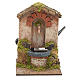 Electric fountain for nativities with roofing 15x10x13cm s1