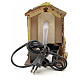 Electric fountain for nativities with roofing 15x10x13cm s3