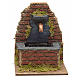 Fountain for nativities with wall on the back 13x10x15cm s1