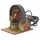 Electric fountain for nativity scenes with arch 13x10x12cm s2