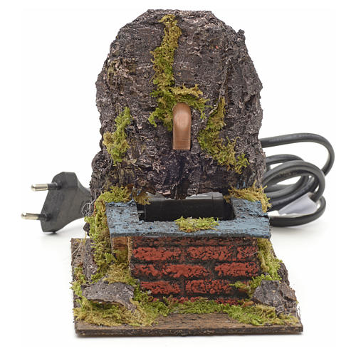 Electric fountain for nativities with rocks 1