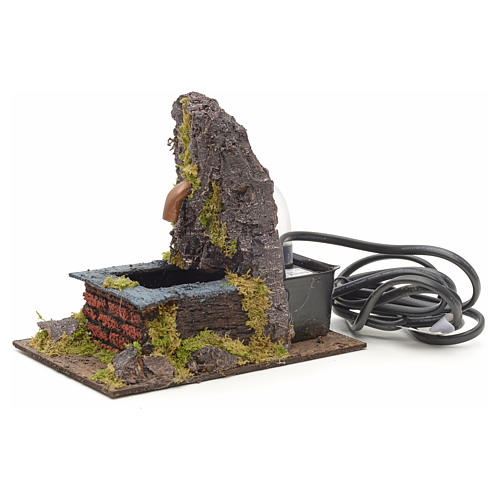 Electric fountain for nativities with rocks 2