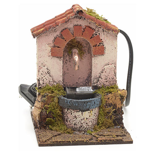 Electric fountain for nativities 14x10x12cm 1