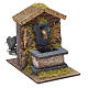 Brunnen mit Dach für Krippe 15x10x15 cm s1