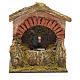 Nativity fountain, arch shaped with rocks 15x13x11cm s1