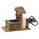 Brunnen für Krippe mit Dach aus Kork 14x10x15 s2