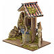 Pozzo presepe con tettoia 15x10x10 cm s2