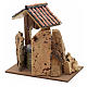 Nativity setting, well with roofing 15x10x10cm s3