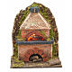Nativity accessory, electric wood-fired oven 15x12x12cm s1