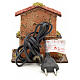 Nativity accessory, electric wood-fired oven with red roofing 14 s2