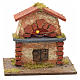 Nativity accessory, electric wood-fired oven 12x9x12cm s1