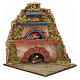 Forno a legna presepe ad angolo 14x12x10 cm s1