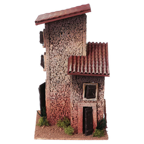 Casa rural de dois andares miniatura 33x18x18 cm 1