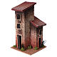 Casa rural de dois andares miniatura 33x18x18 cm s3