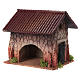 Nativity setting, rural house, northern style 19x15x20cm s3