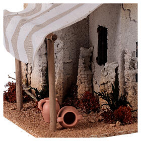 Maison arabe en miniature avec atelier du potier crèche