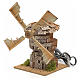 Moulin à vent en miniature crèche 17x12x12cm s3