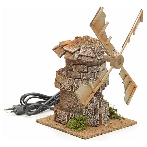 Wind mill for nativities 17x12x12cm 2