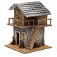 Maison de montagne en miniature pour crèche 20x20x27 s3