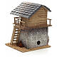 Maison de montagne en miniature pour crèche 20x20x27 s4