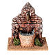 Nativity fountain in terracotta 13x12x12cm s1